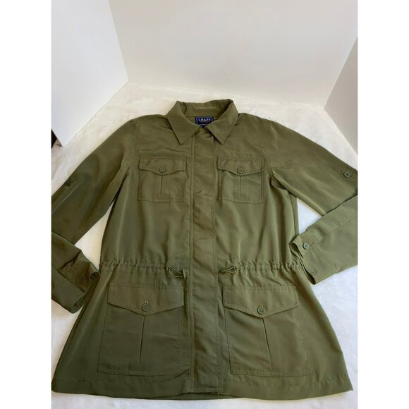 Ladies CHAPS Utility Jacket Size Medium - Picture 8 of 8